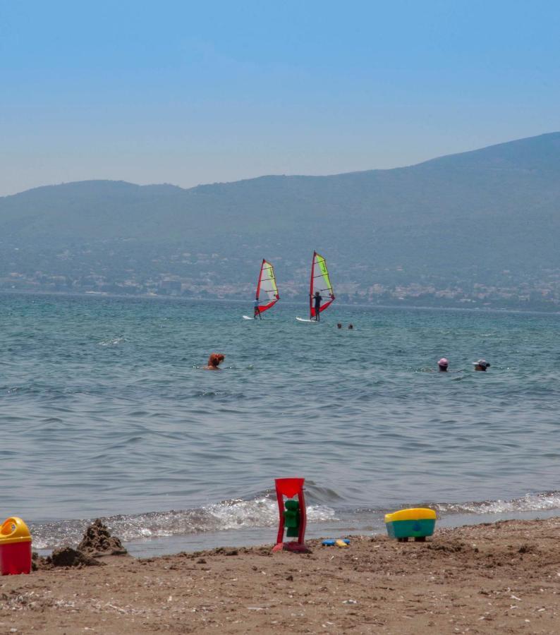 Kima: Relaxing Beach Home Next To Sparkling Waters Néa Mákri Екстериор снимка